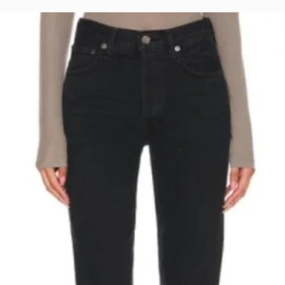 AGOLDE Black Devon Ankle Jeans Size 27 - Picture 4 of 14
